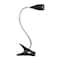 Simple Designs Flexible Gooseneck LED Clip Light Desk Lamp